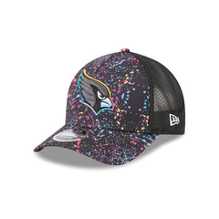 Arizona Cardinals 2025 Crucial Catch 9FORTY M-Crown A-Frame Trucker Hat