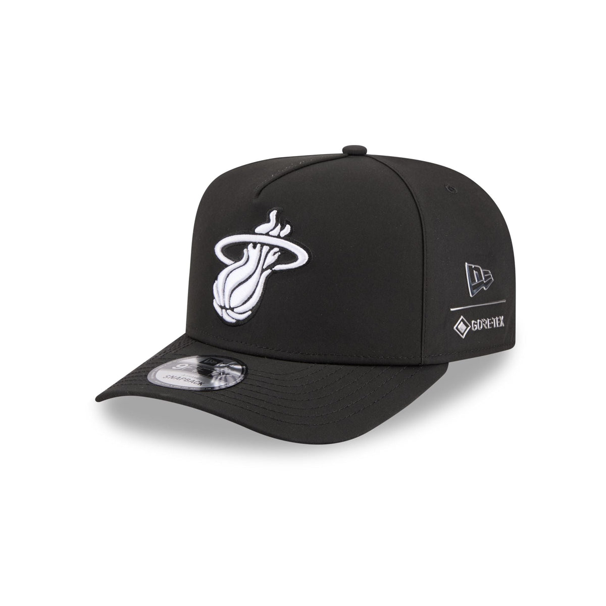 Miami Heat GORE-TEX Black 9FIFTY A-Frame Snapback Hat