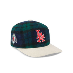 Los Angeles Angels Plaid Letterman 19TWENTY Adjustable Hat