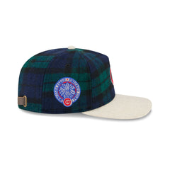 Chicago Cubs Plaid Letterman 19TWENTY Adjustable Hat