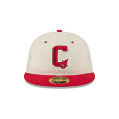 Cleveland Guardians Wool Letterman Retro Crown 59FIFTY Fitted Hat