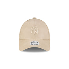 New York Yankees Faux Leather Women's Stone 9FORTY Adjustable Hat