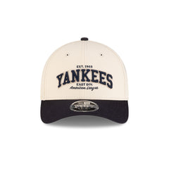 New York Yankees Wordmark Light Cream 9FORTY M-Crown Adjustable Hat