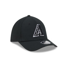 Arizona Diamondbacks Black and White 39THIRTY M-Crown Stretch Fit Hat