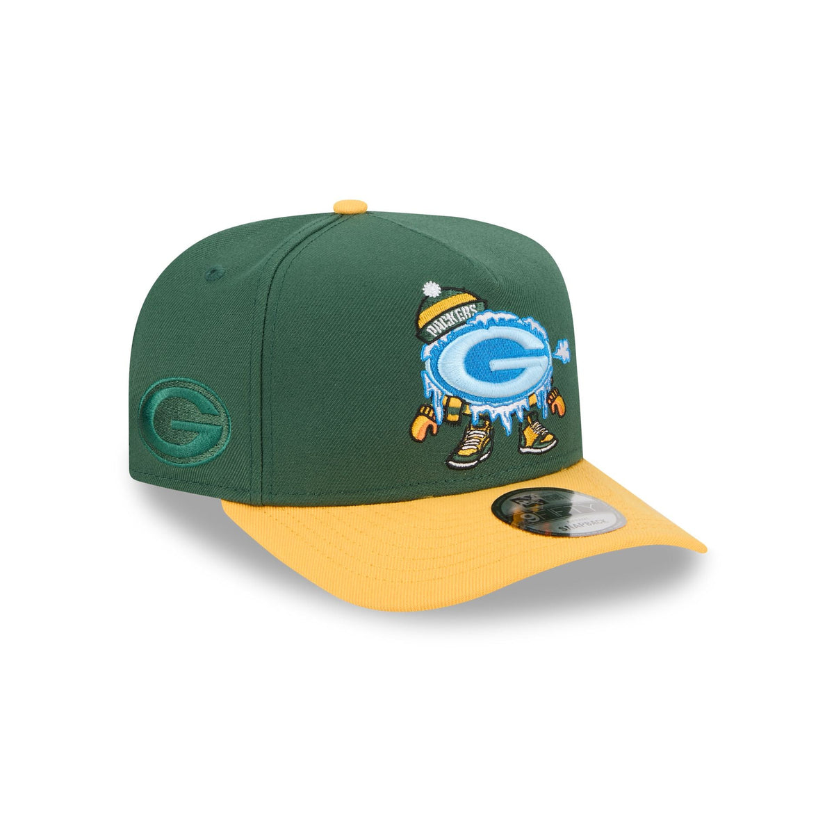 Green Bay Packers Cartoon 9FIFTY A-Frame Snapback Hat