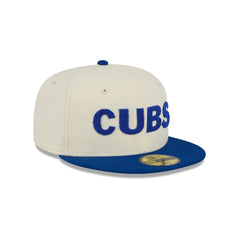 Chicago Cubs Two Tone Stitch 59FIFTY Fitted Hat
