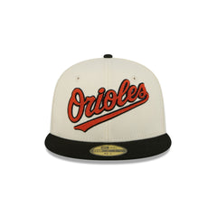 Baltimore Orioles Two Tone Stitch 59FIFTY Fitted Hat