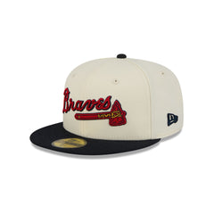 Atlanta Braves Two Tone Stitch 59FIFTY Fitted Hat