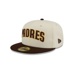 San Diego Padres Two Tone Stitch 59FIFTY Fitted Hat