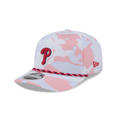 Philadelphia Phillies White Camo Performance Rope 9SEVENTY Stretch-Snap Hat
