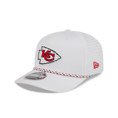 Kansas City Chiefs Optic White Performance Rope 9SEVENTY Stretch-Snap Hat