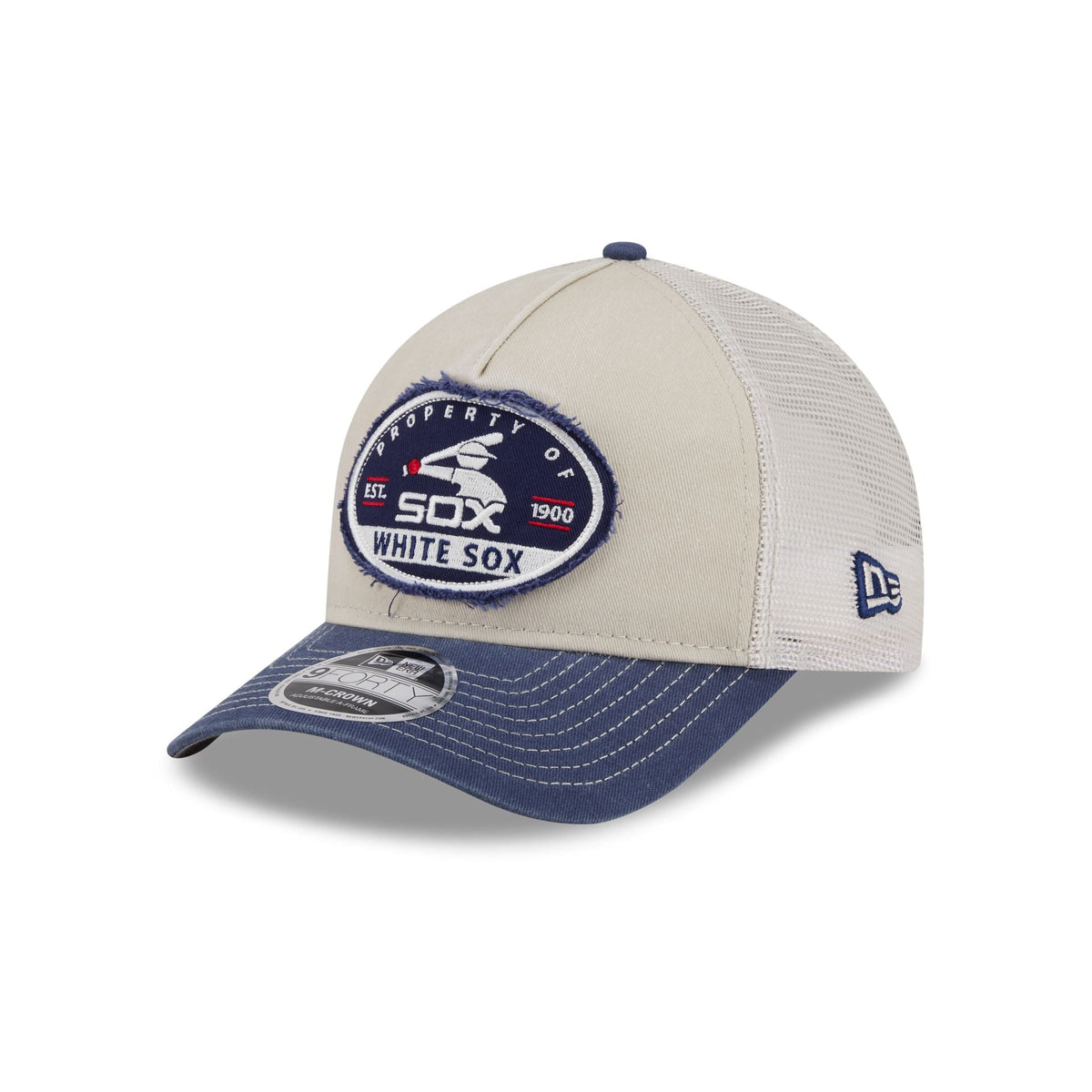 Chicago White Sox Frayed 9FORTY M-Crown A-Frame Trucker Hat