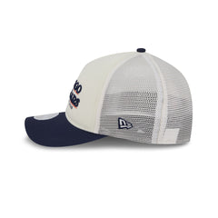 Chicago Bears Retro Chrome Women's White 9FORTY M-Crown A-Frame Trucker Hat