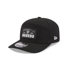 Las Vegas Raiders Property of Patch Split Panel 9SEVENTY Stretch-Snap Hat
