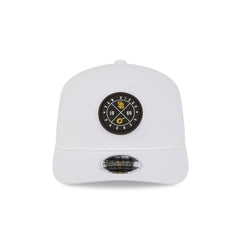 San Diego Padres Circle Logo White Split Panel 9SEVENTY Stretch-Snap Hat