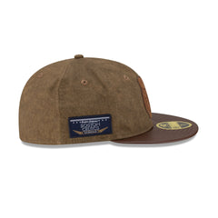 Boston Celtics Utility Linen Retro Crown 59FIFTY Fitted Hat