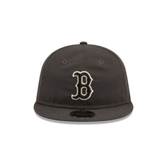 Boston Red Sox Three Looms Nylon Black Retro Crown 9FIFTY Adjustable Hat
