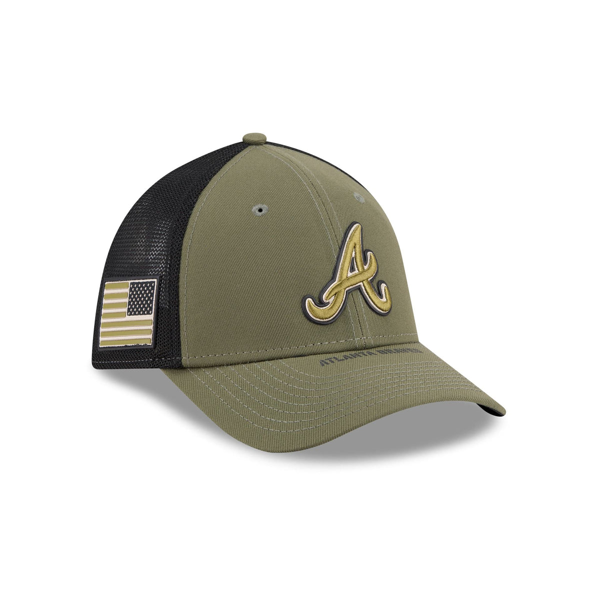 Atlanta Braves Armed Forces Day 2026 39THIRTY M-Crown Stretch Fit Hat