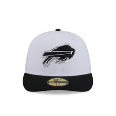 Buffalo Bills 2026 Draft Black and White 59FIFTY Fitted Hat