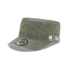 New York Mets Pigment Dye Olive Military Cap