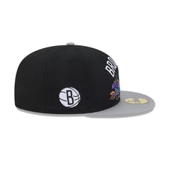 Space Jam x Brooklyn Nets Monstars Black 59FIFTY Fitted Hat