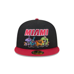 Space Jam x Miami Heat Monstars Black 59FIFTY Fitted Hat