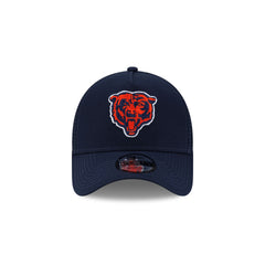 Chicago Bears Side Script 9FORTY A-Frame Trucker Hat