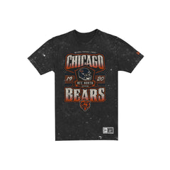 Chicago Bears Throwback Washed Graphic Black T-Shirt