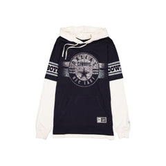 Dallas Cowboys Throwback Chrome Twofer Hoodie