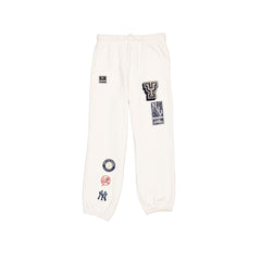 New York Yankees Women's Chrome White Varsity Sweatpants