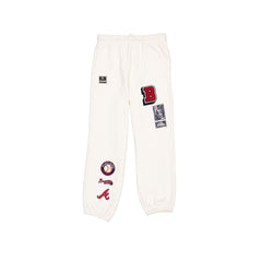 Atlanta Braves Women's Chrome White Varsity Sweatpants