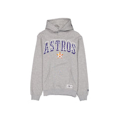 Houston Astros Heather Gray Varsity Hoodie