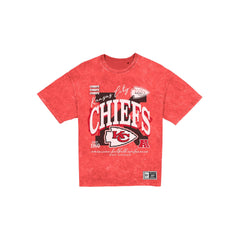 Kansas City Chiefs Women's Throwback Oversized Washed T-Shirt