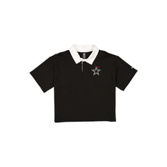 Dallas Cowboys Women's Cropped Black Polo