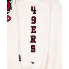 San Francisco 49ers Women's Chrome White Varsity Crewneck