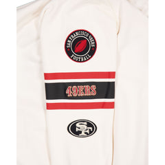 San Francisco 49ers Women's Chrome White Varsity Crewneck