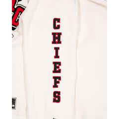 Kansas City Chiefs Women's Chrome White Varsity Crewneck