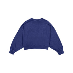 Los Angeles Dodgers Women's Throwback Cropped Washed Crewneck