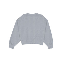 San Francisco 49ers Women's Heather Gray Glitter Crewneck