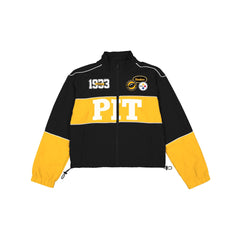 Pittsburgh Steelers Women's Cropped Windbreaker