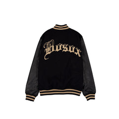 Boston Red Sox Gothic Lettering Black Wool Varsity Jacket