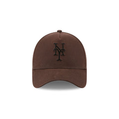New York Mets Waxed Canvas Brown 59FORTY A-Frame Fitted Hat