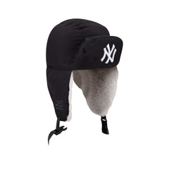 Alpha Industries x New York Yankees Black Puffer Trapper Hat