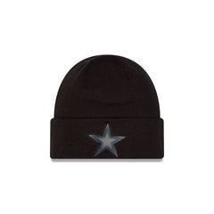 Dallas Cowboys All Black Beanie Hat