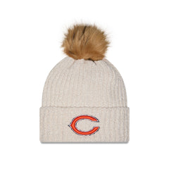 Chicago Bears Women's Sandy Linen Pom Knit Hat