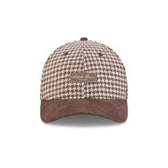 Atlanta Braves Brown Houndstooth Women's 9FORTY M-Crown Adjustable Hat