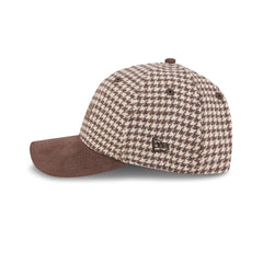 Atlanta Braves Brown Houndstooth Women's 9FORTY M-Crown Adjustable Hat
