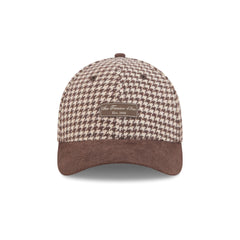 San Francisco 49ers Brown Houndstooth Women's 9FORTY M-Crown Adjustable Hat