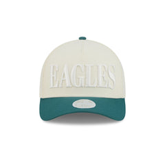 Philadelphia Eagles Two Tone Chrome Women's 9FORTY M-Crown A-Frame Snapback Hat