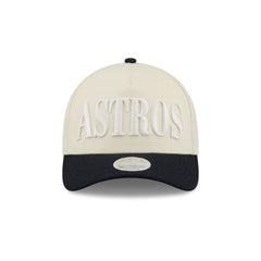 Houston Astros Two Tone Chrome Women's 9FORTY M-Crown A-Frame Snapback Hat
